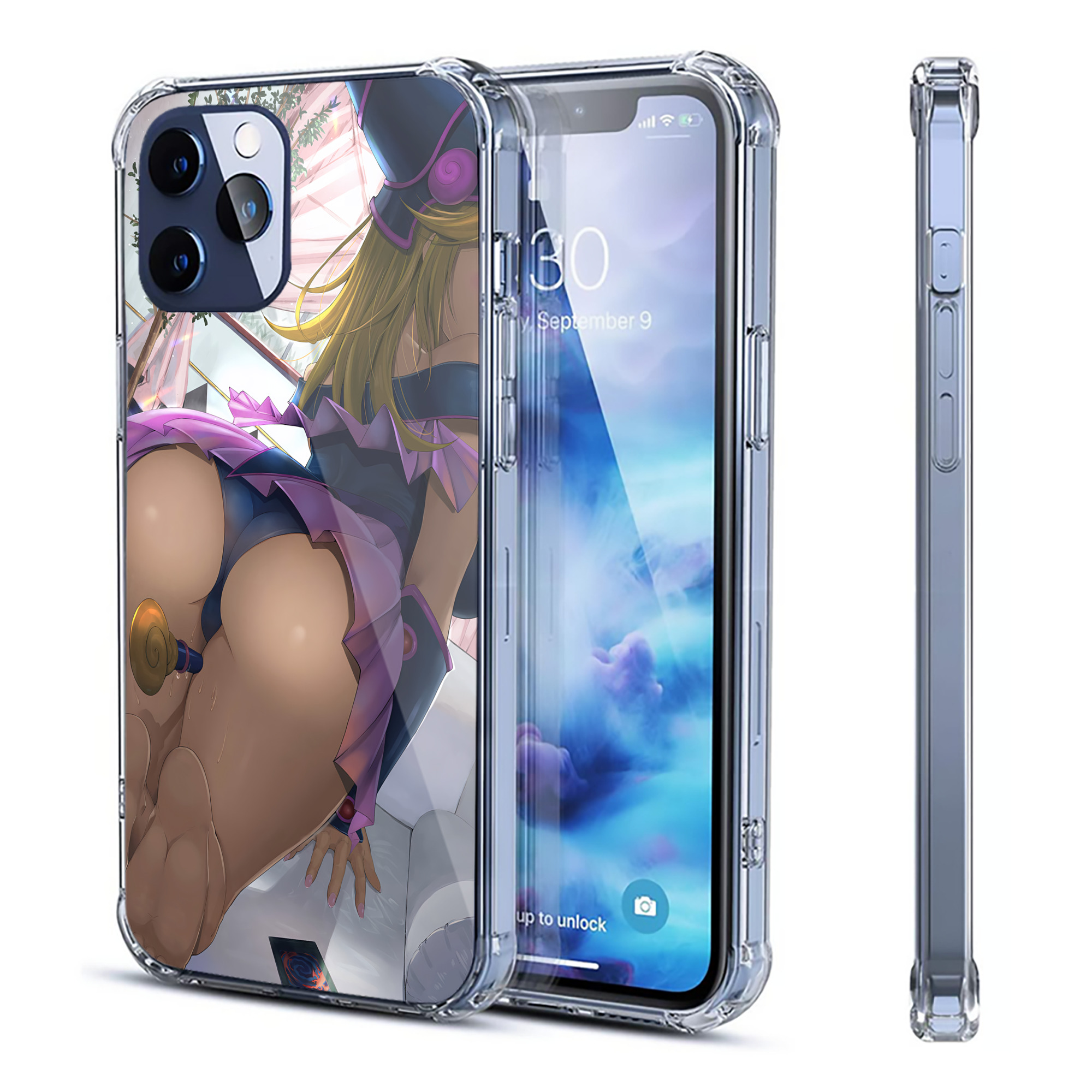 （画像用） 遊☆戯☆王 Yu-Gi-Oh! 【iPhone 12シリーズ対応】透明スマホケース（クリアソフトケース）